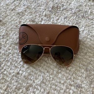 Aviator gradient in brown